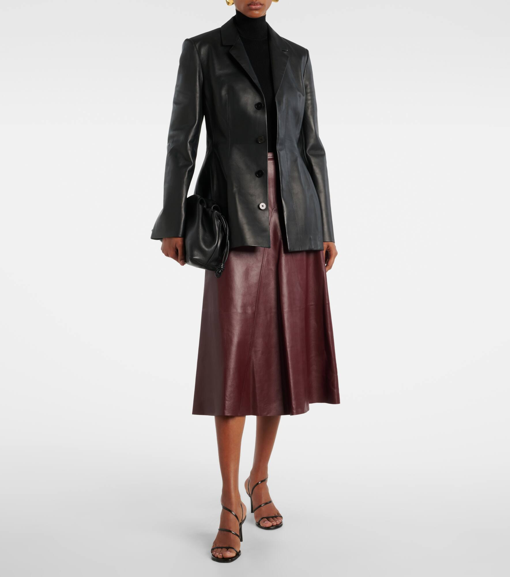 Leather blazer - 2