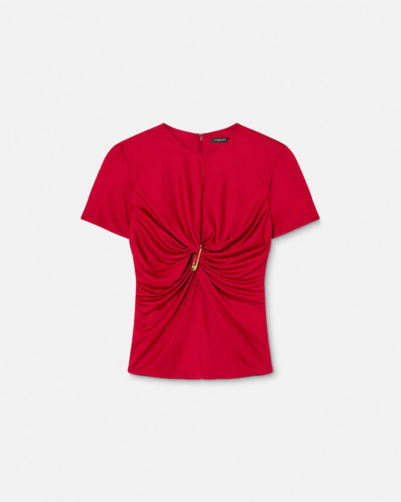 Safety Pin Gathered Top - 1