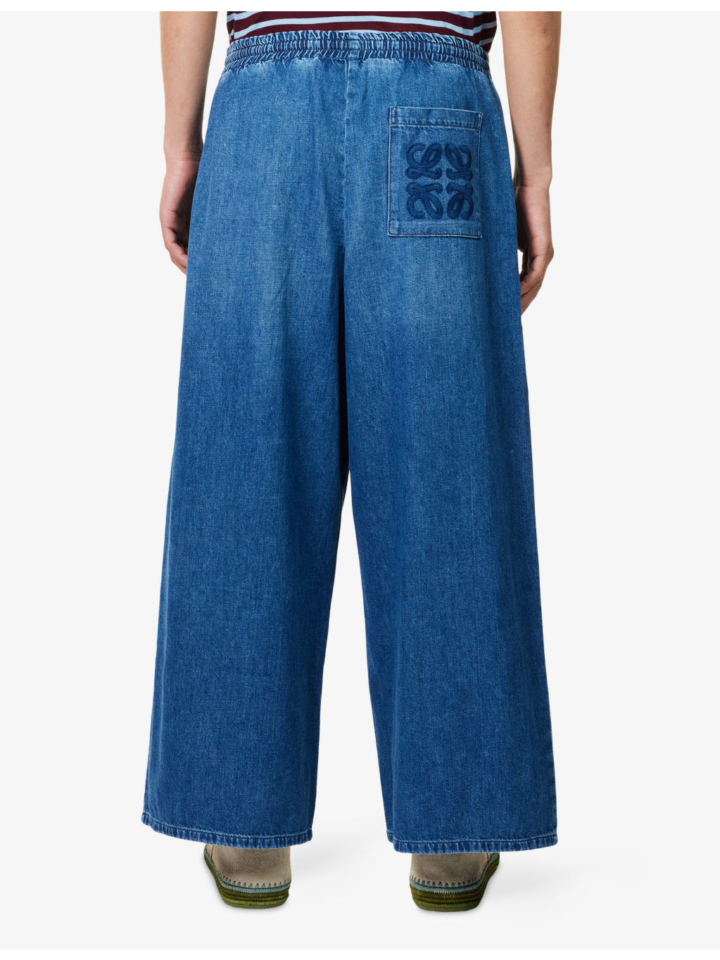 Ibiza Wide-Leg Cropped Denim Jeans - 4