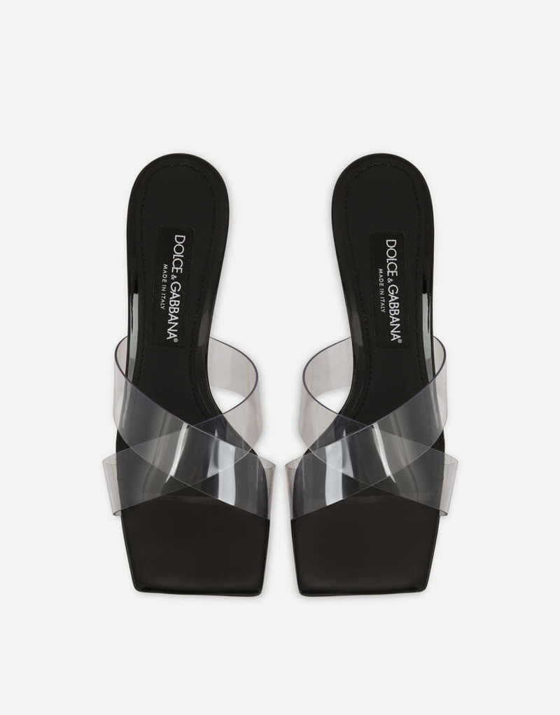 PVC mules with DG Pop heel 4
