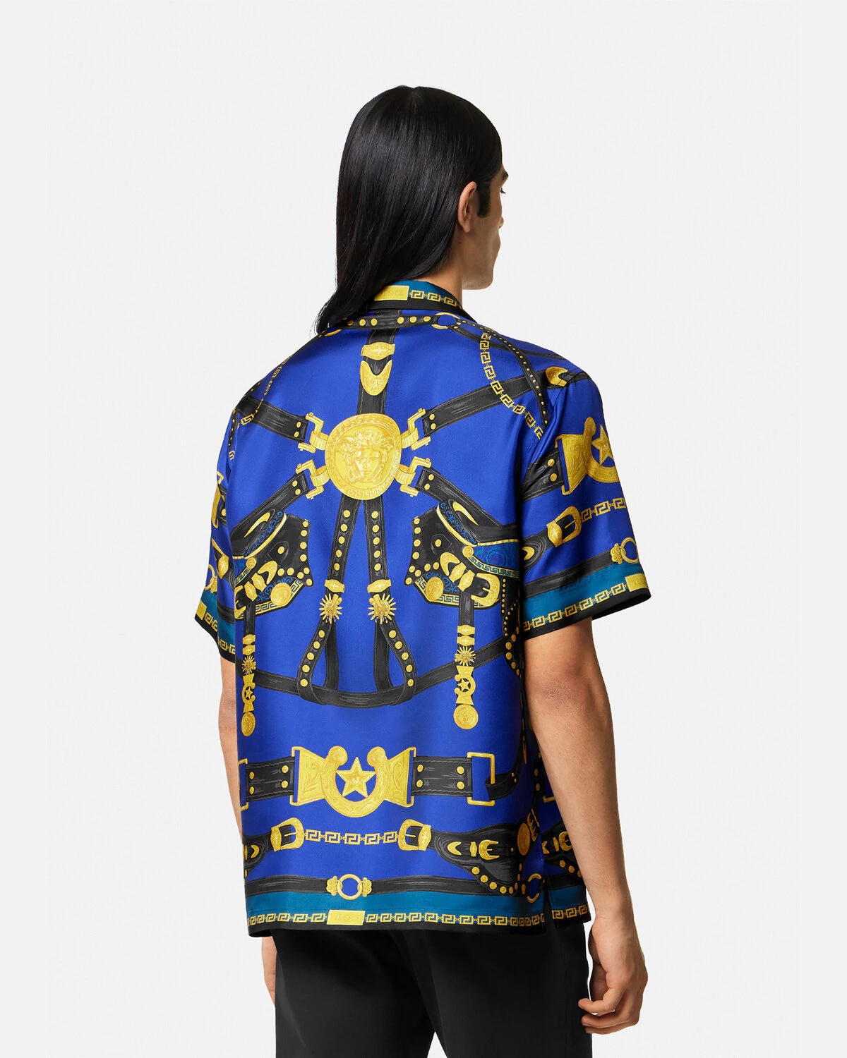 Medusa Saddle Silk Shirt - 4