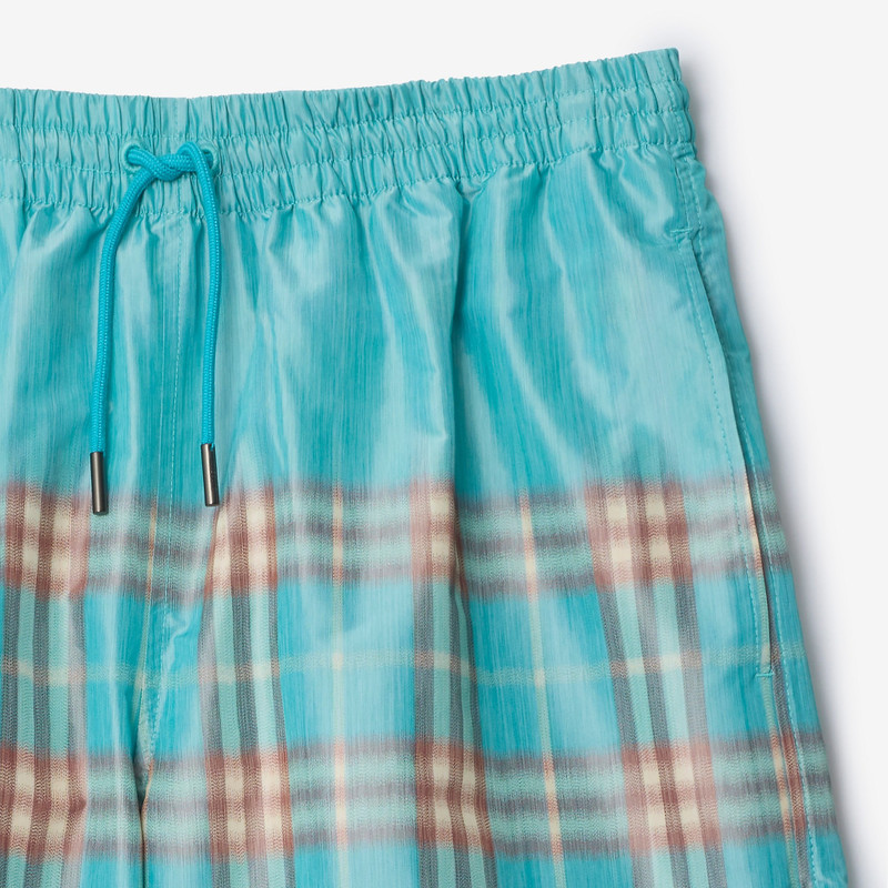 Burberry Gradient Check Swim Shorts outlook