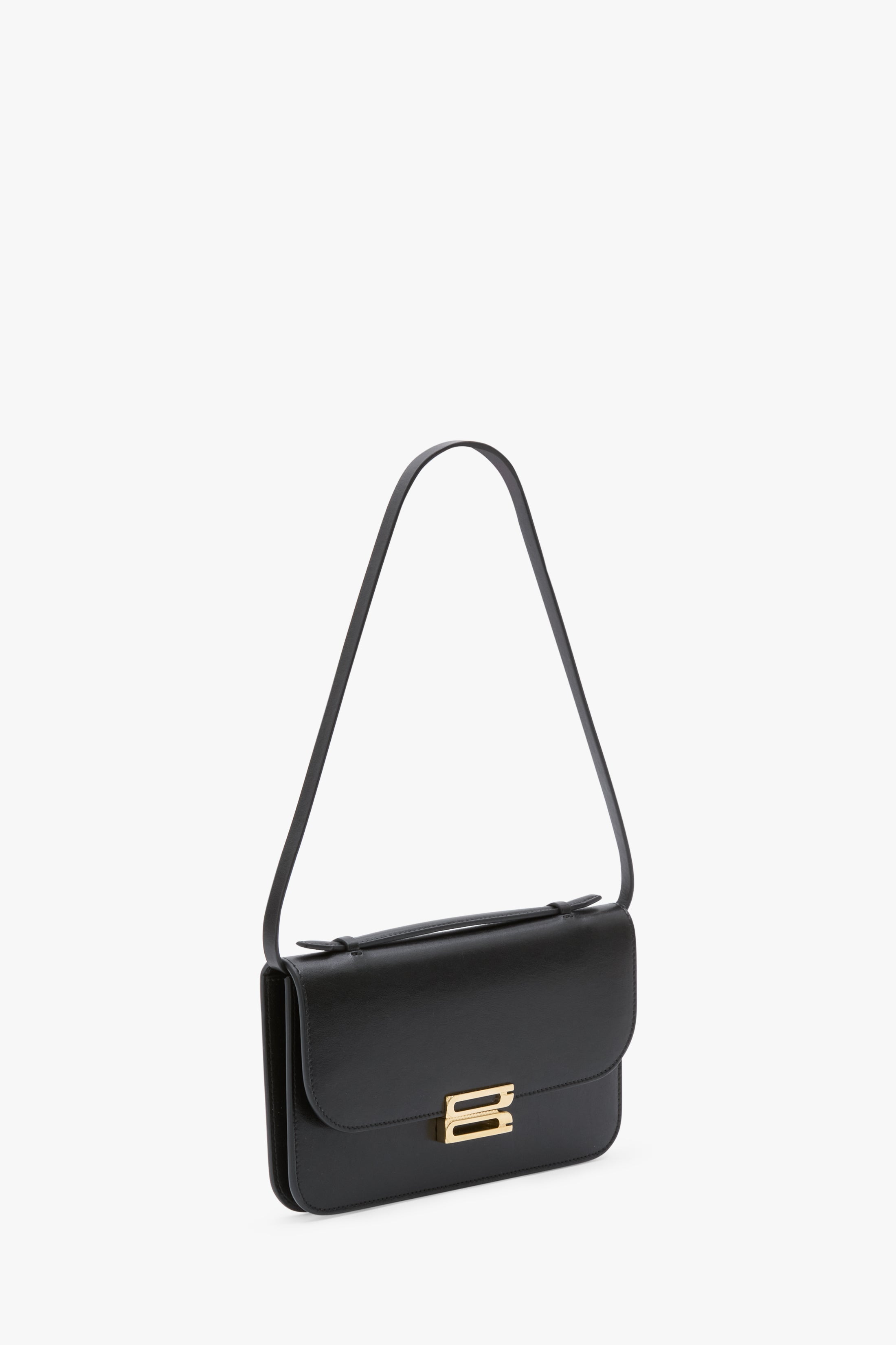 Dorian Pochette In Black Smooth Leather - 3