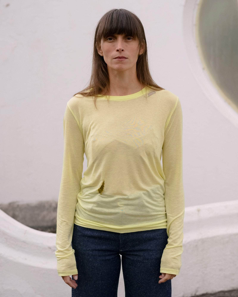 Repair - Long Sleeve Tee No.125 - Deadstock Lyocell 1