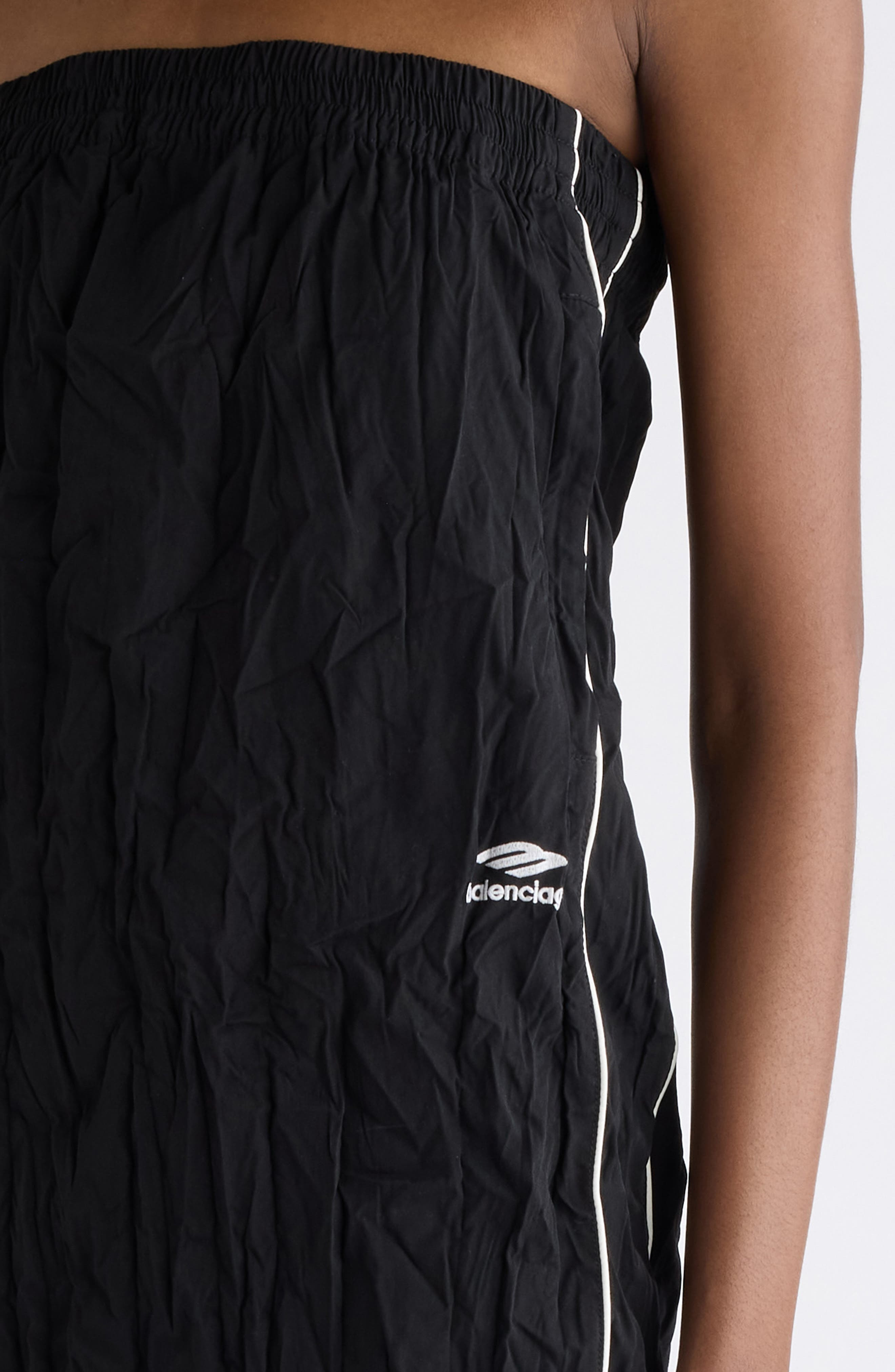 Balenciaga Oversize Track Jacket in 1000 Black at Nordstrom - 5