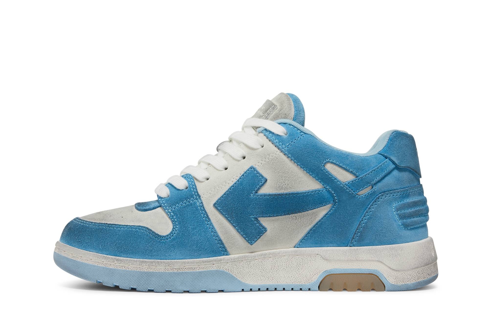 Off-White Out of Office 'White Light Blue Suede' - 3