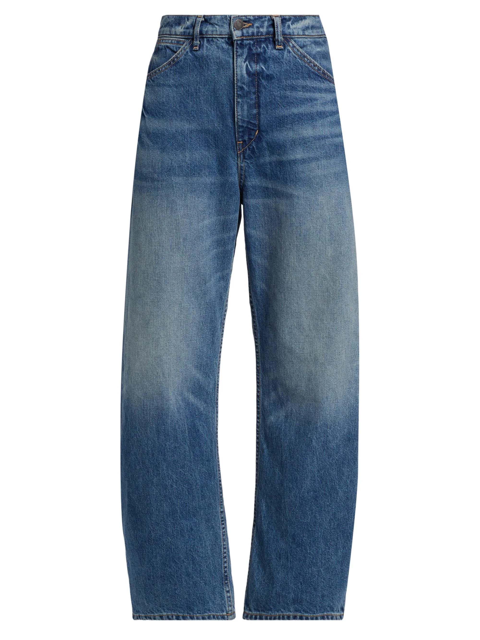 Women's Tribeca Tapered Barell-Leg Jeans - Rosebowl Wash - 1
