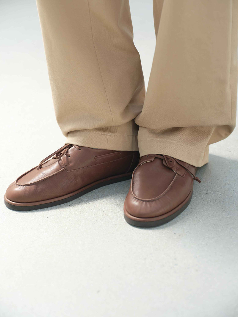 SOFT LEATHER DECK SHOES 3