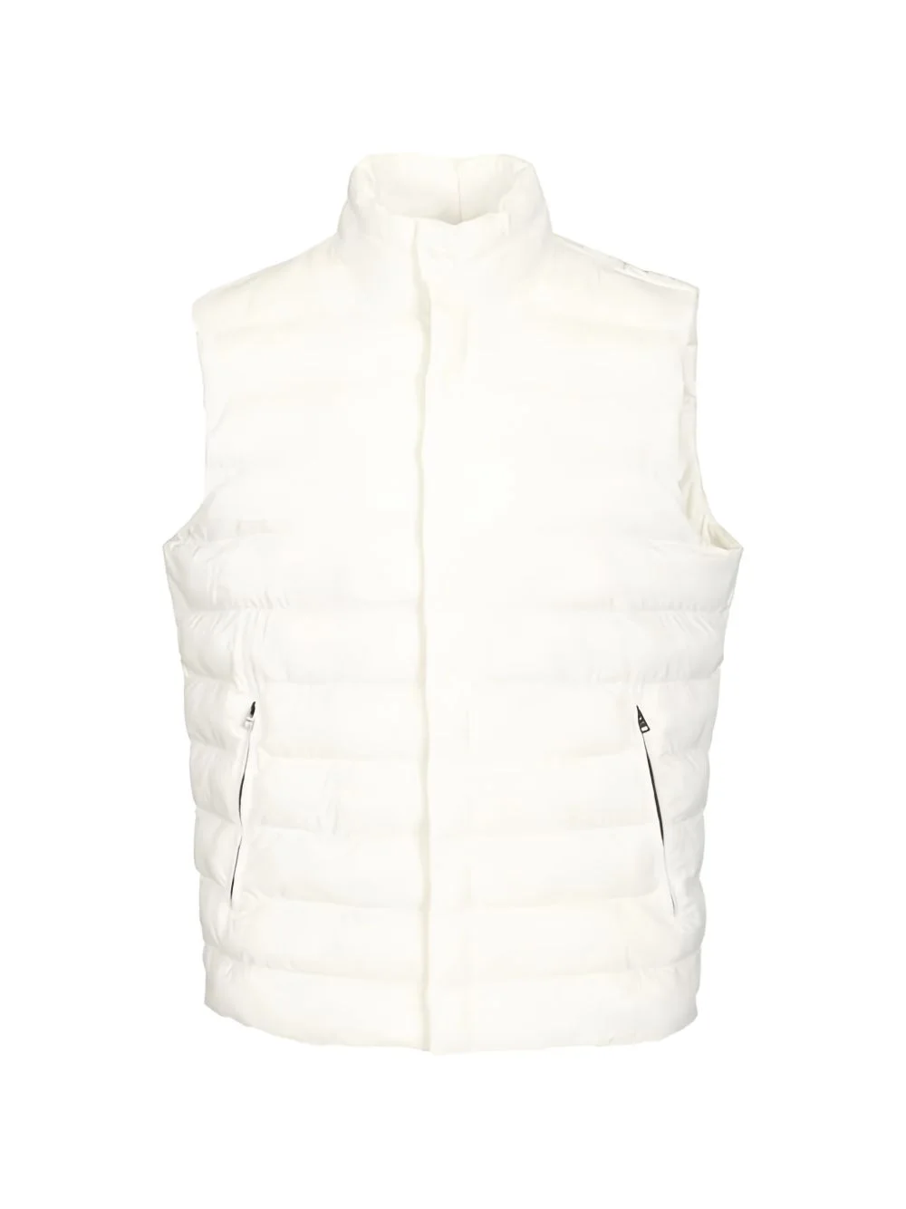zip-up padded gilet - 1