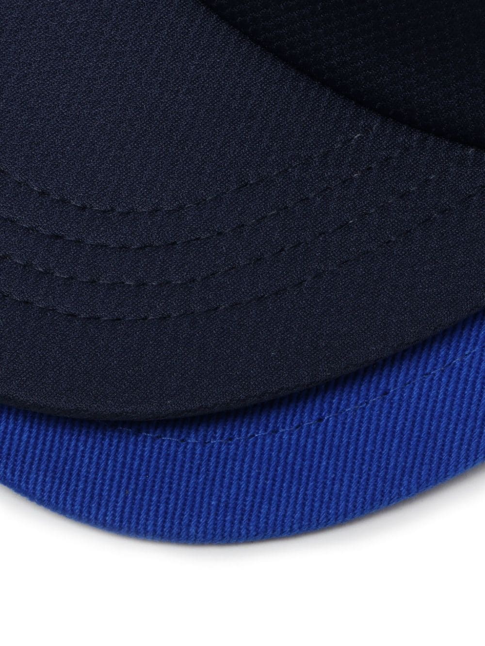 logo-embroidered two-tone cap - 5