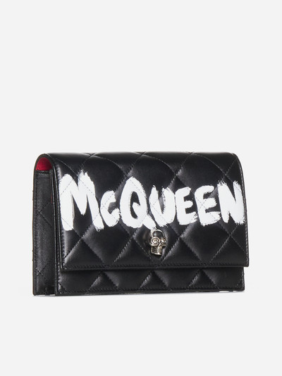 Alexander McQueen Skull quilted leather mini bag outlook