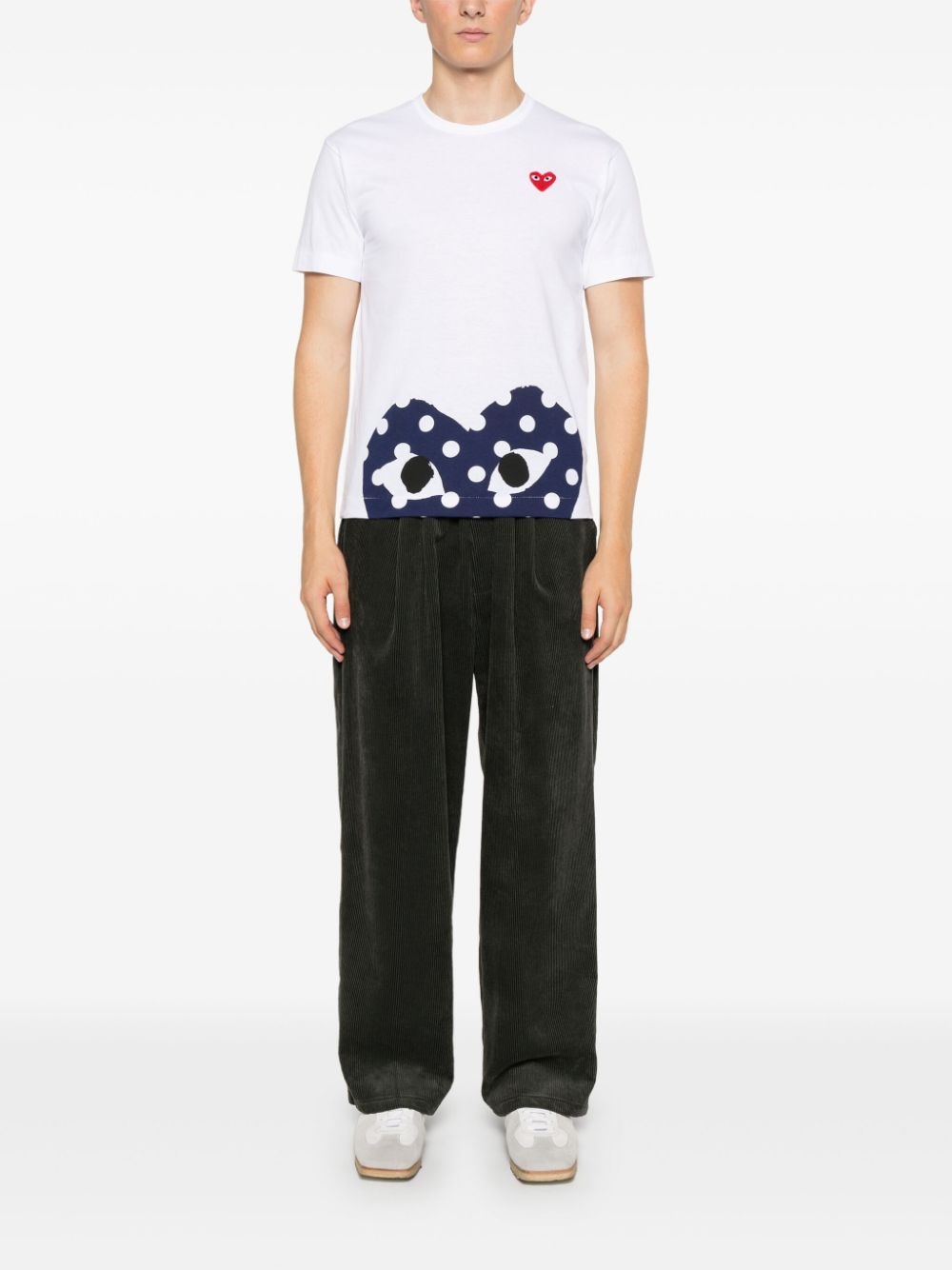 heart-print cotton T-shirt - 2