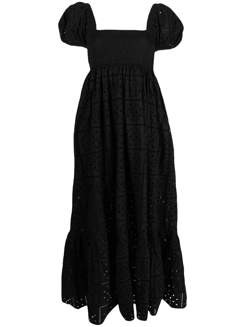 Broderie Anglaise Maxi Dress - 1