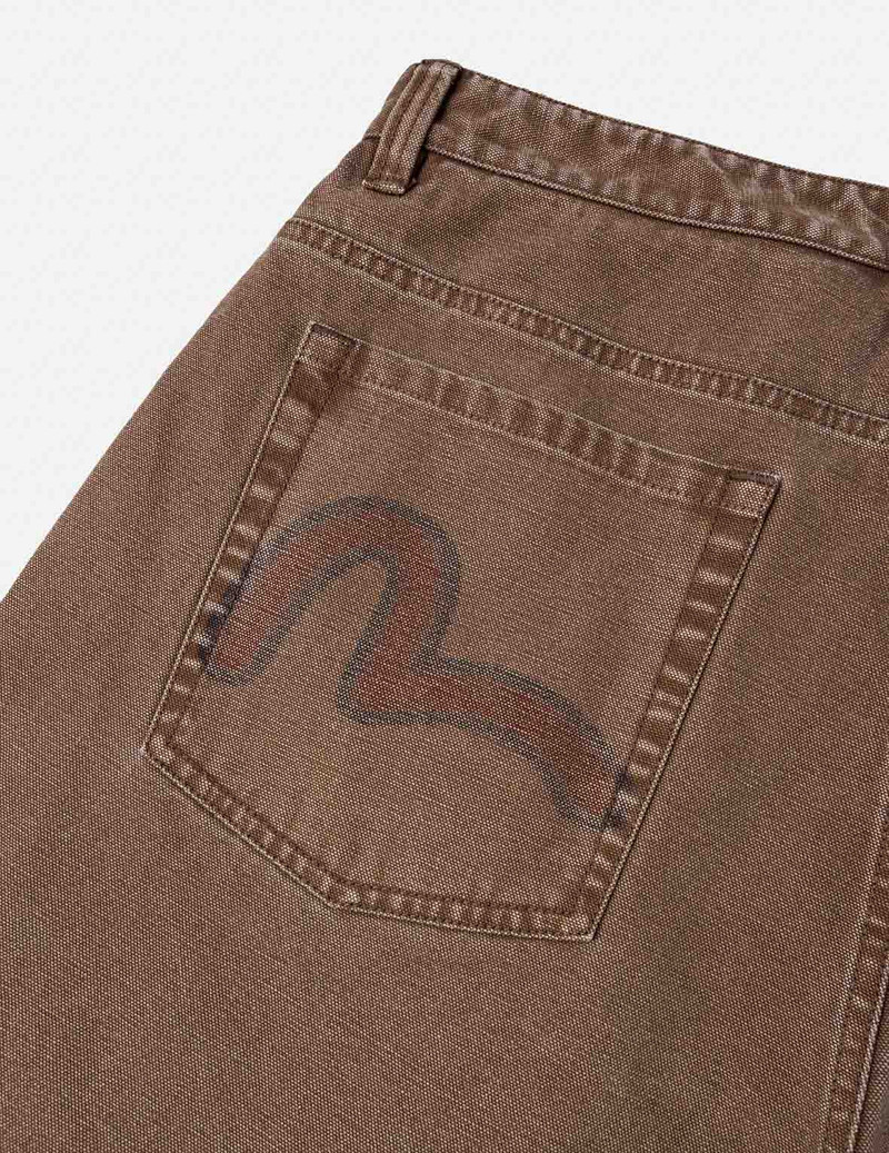 Washed Wide Wale Shorts 7
