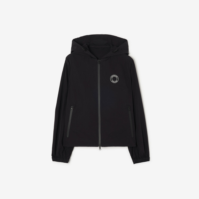Logo Graphic Nylon Hooded Jacket 1