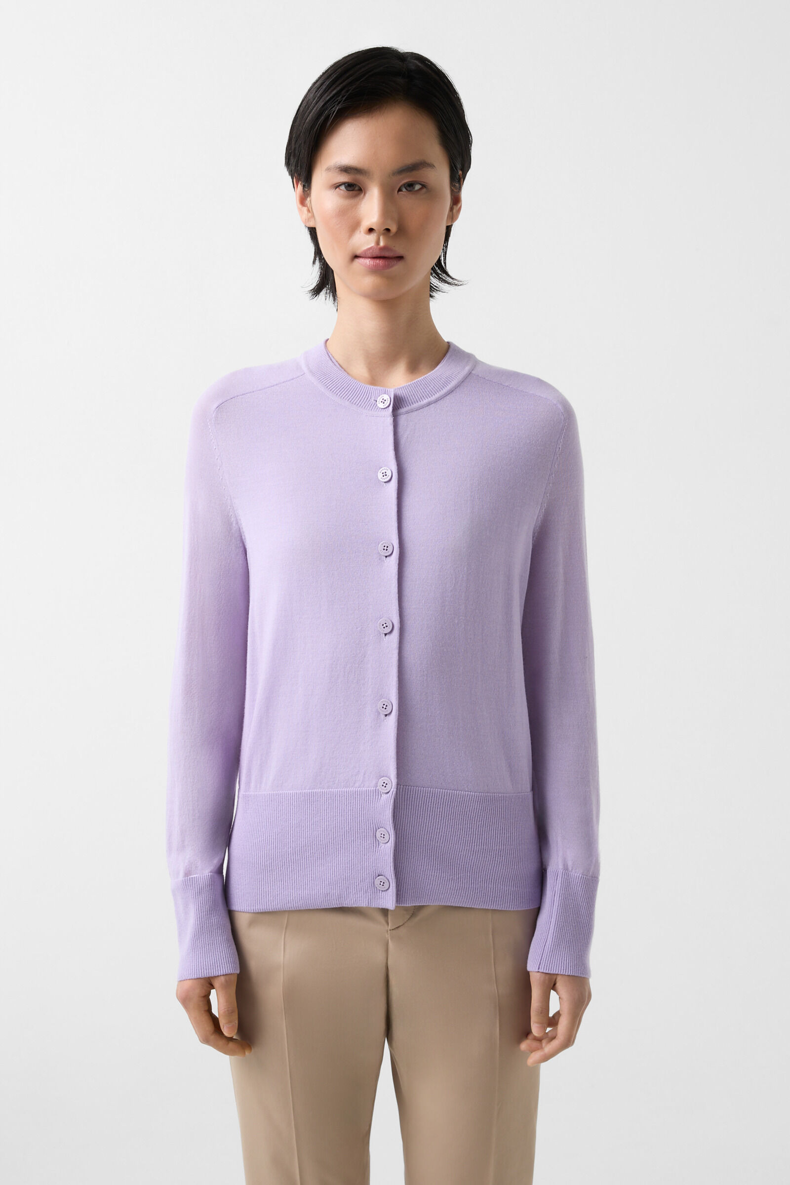 Ilma knit jacket in Lilac - 2