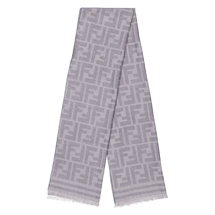 Fendi Rectangular Wool Scarf - 4