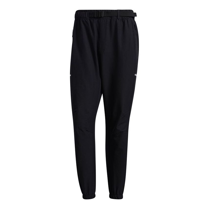 adidas Th Pnt Wv Id Outdoor Sports Bundle Feet Woven Long Pants Black GP0958 - 1