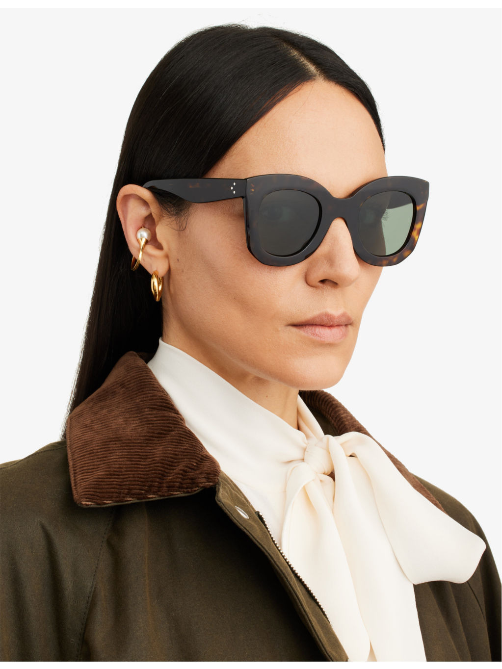 Cat-eye framed sunglasses - 2