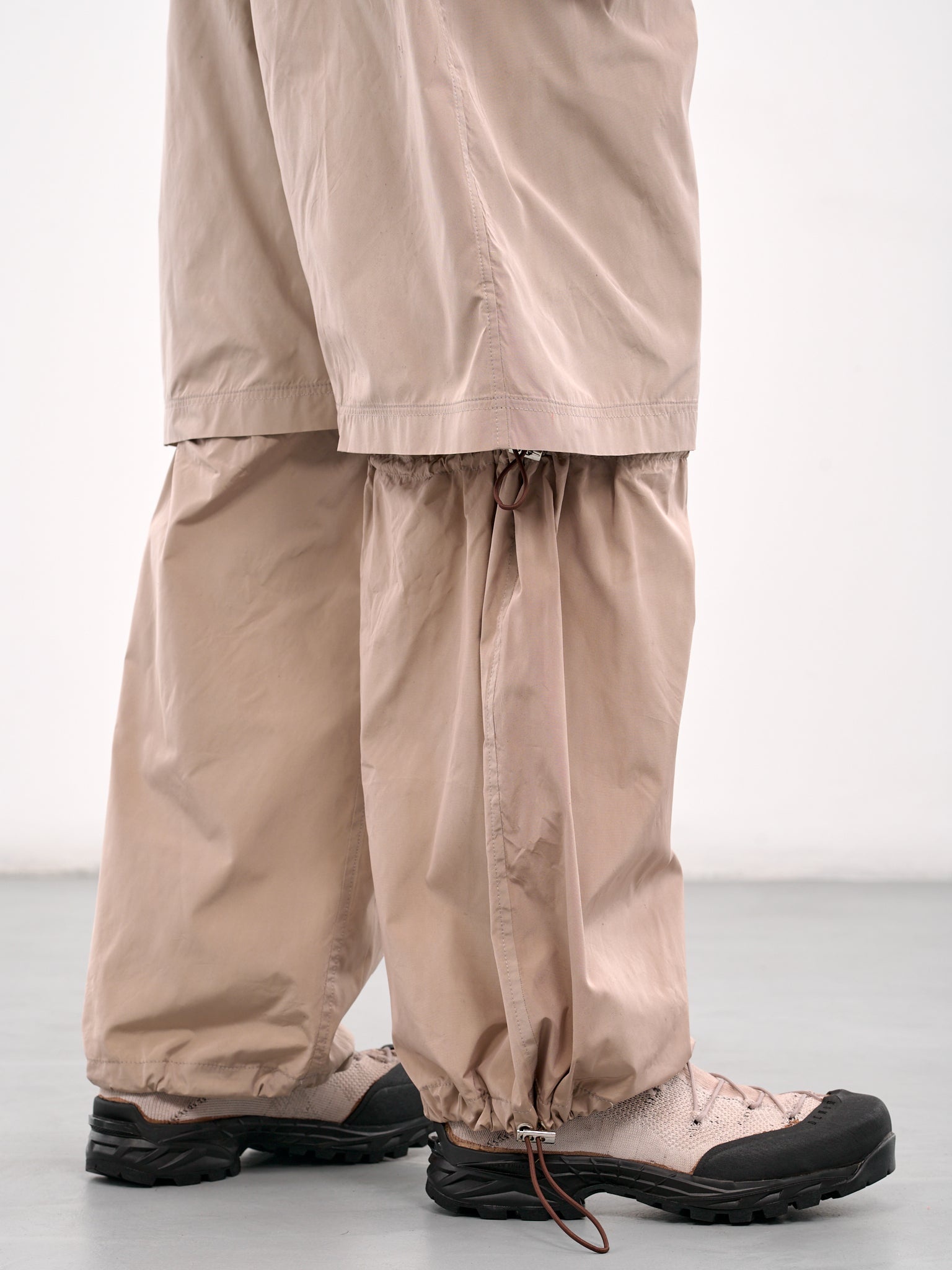 Layered Drawstring Trousers - 5