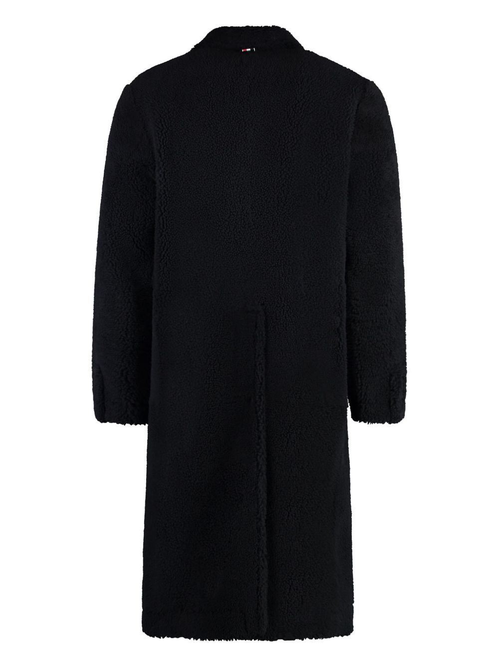 shearling overcoat - 2