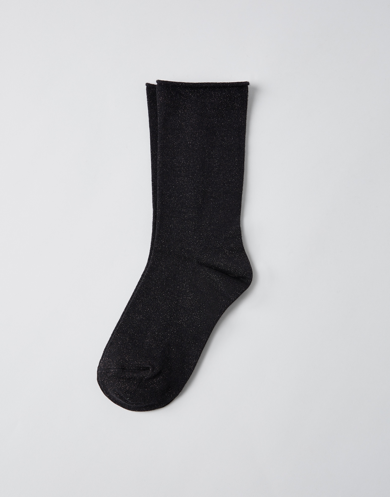 Cashmere and silk sparkling knit socks - 1
