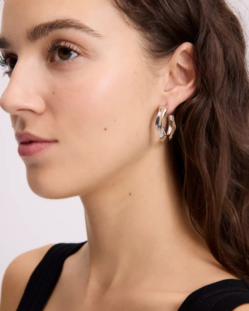 kate spade Molten Hoops outlook