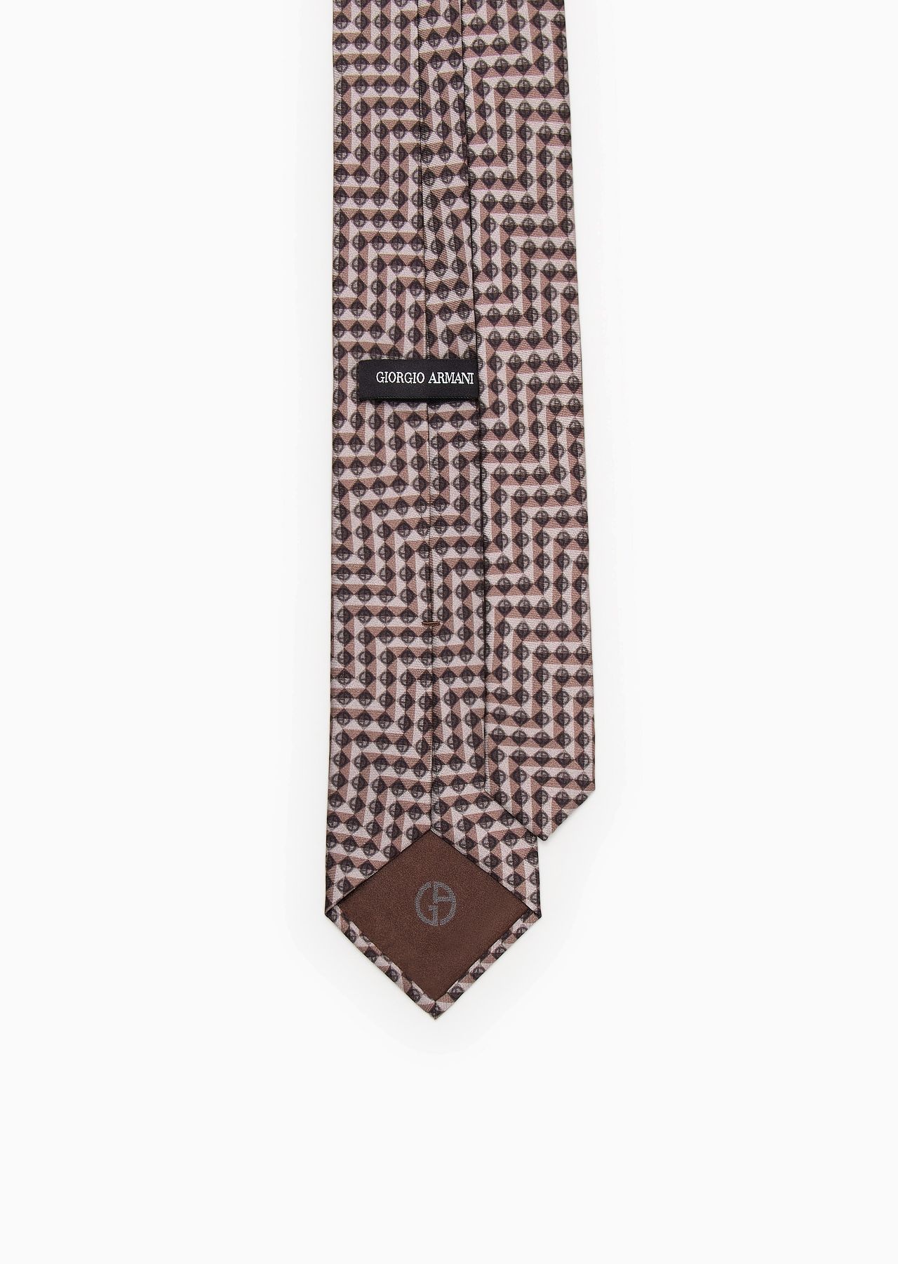 ASV printed silk tie - 2