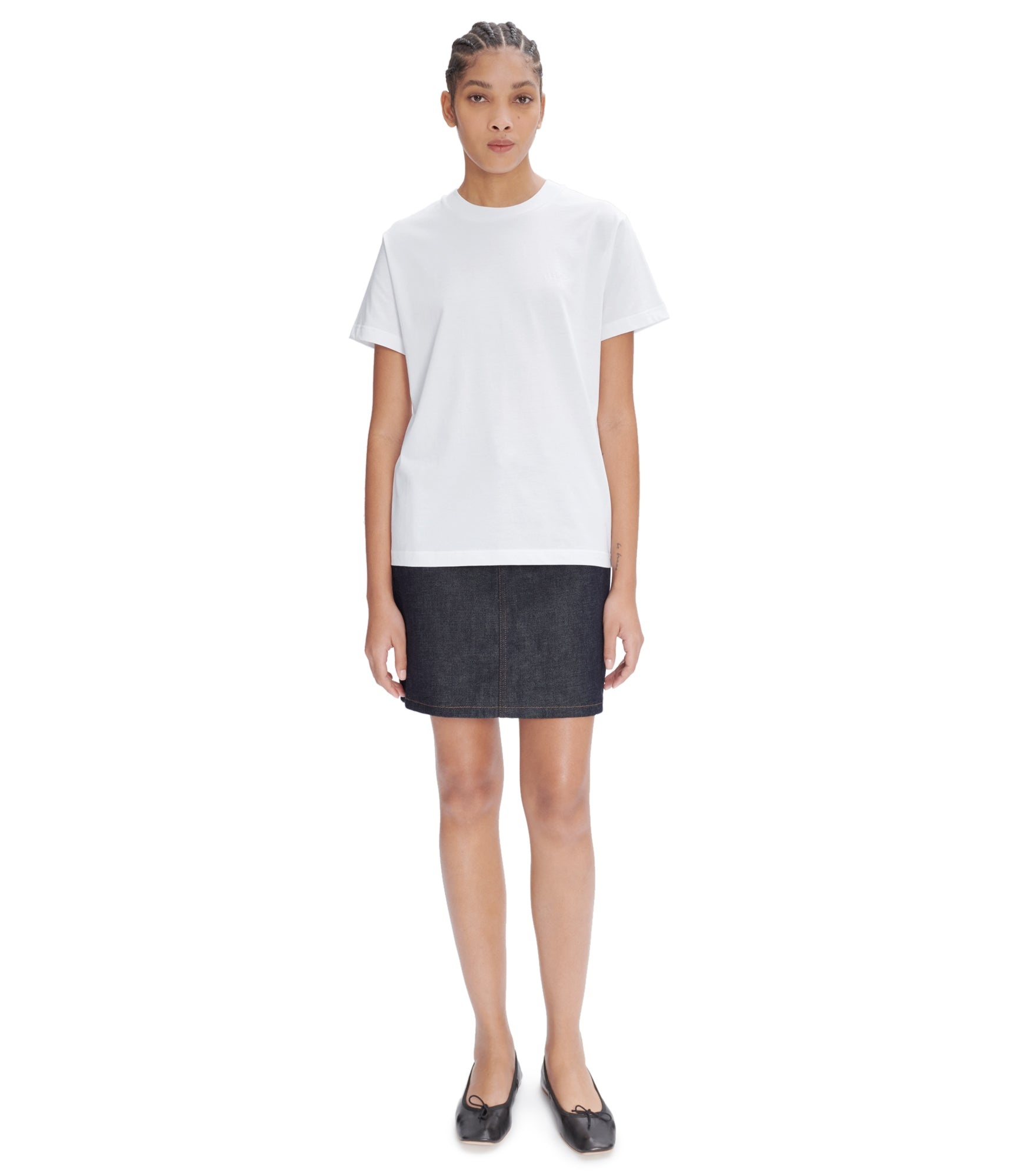 STANDARD A.P.C. BRODÉE T-SHIRT (W) - 2