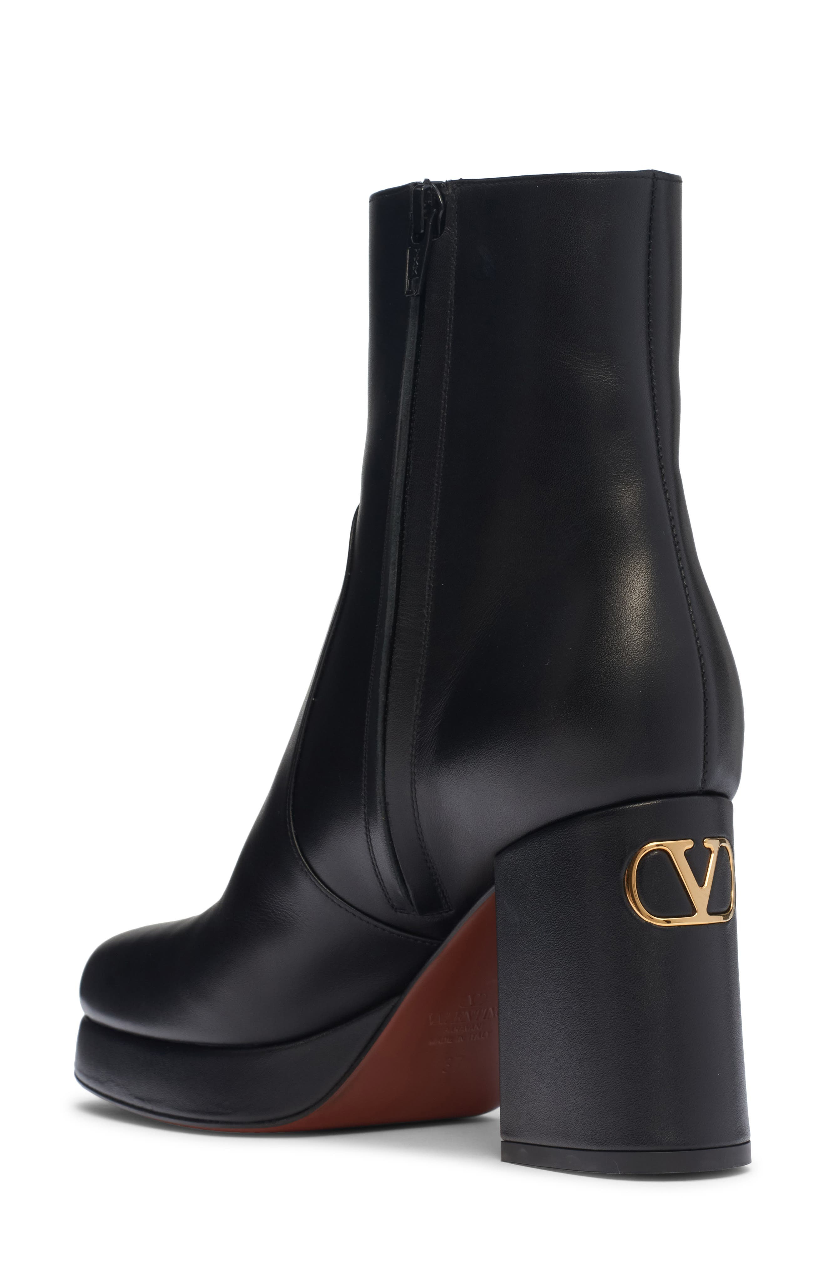 Valentino VLOGO Platform Bootie in 0No Nero at Nordstrom - 2