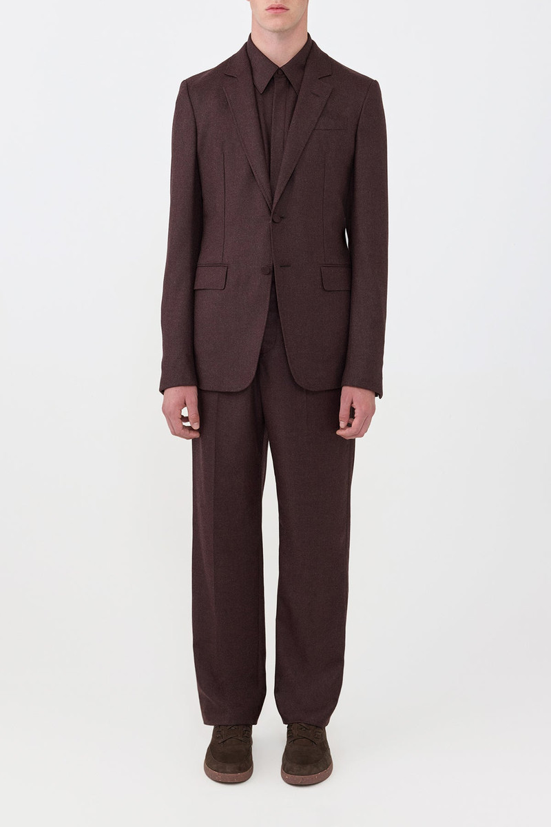 GABRIELA HEARST Irving Jacket in Burnt Sienna Virgin Wool Cashmere outlook