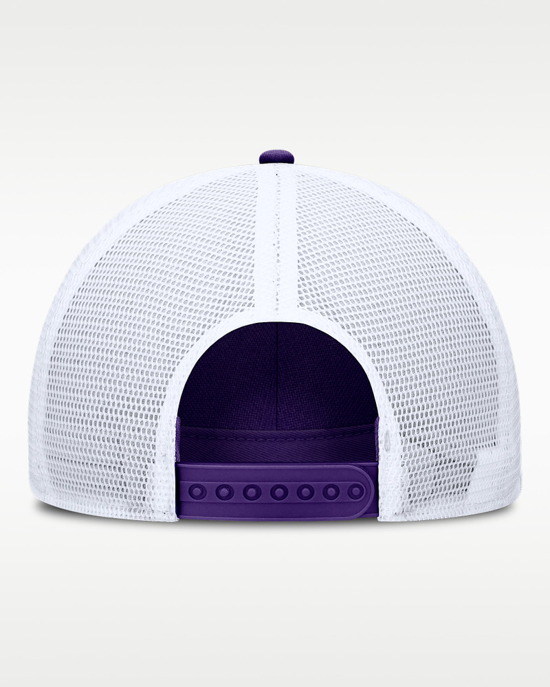 Nike LSU On-Field Rise Engineered Men's Nike College Trucker Adjustable Hat outlook