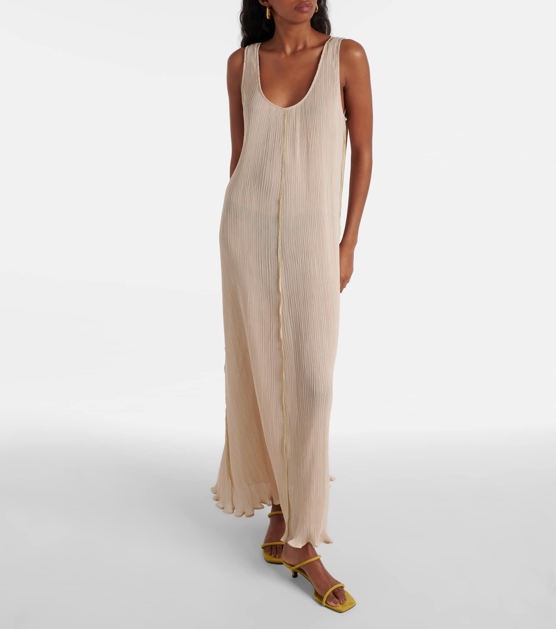 Plissé maxi dress - 2