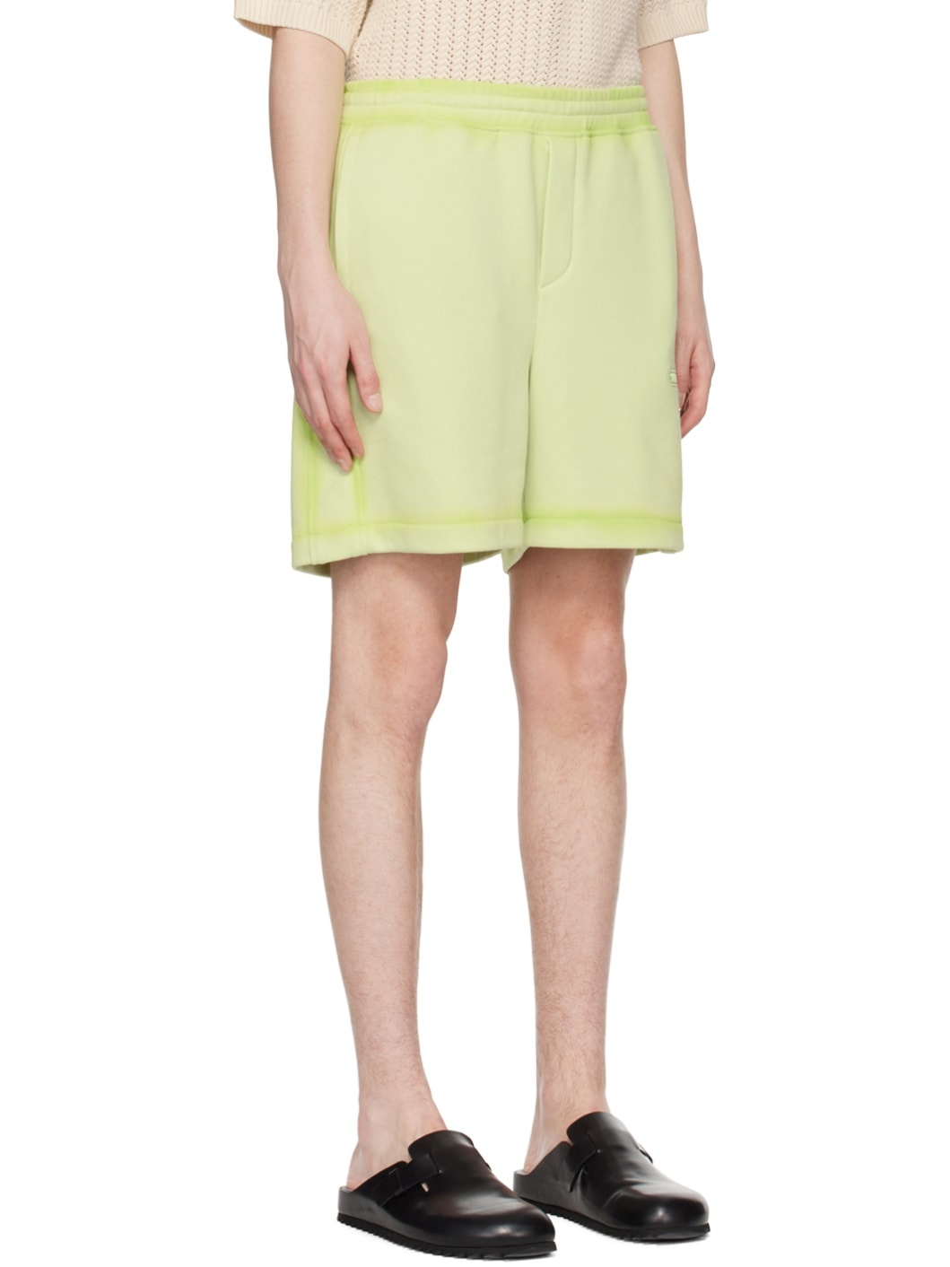 Green Four-Pocket Shorts - 2