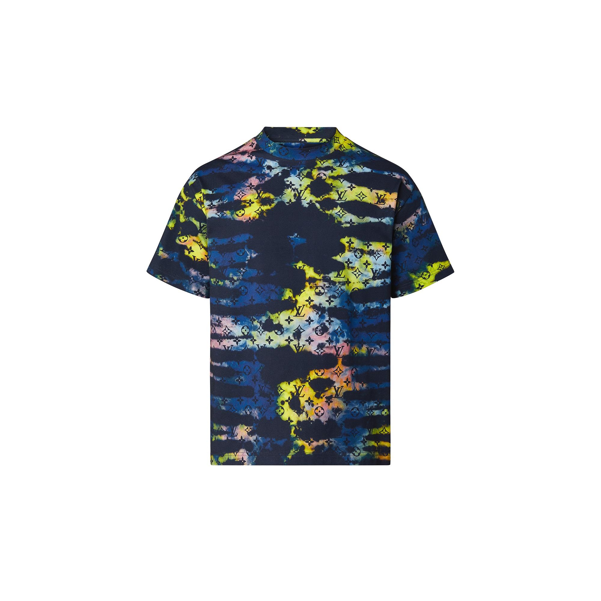 Monogram Tie & Dye Printed Tee - 1