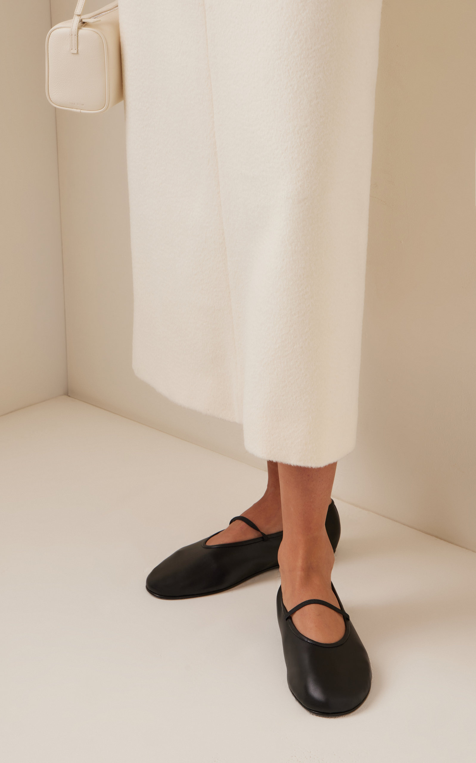 Leather Ballet Flats black - 3