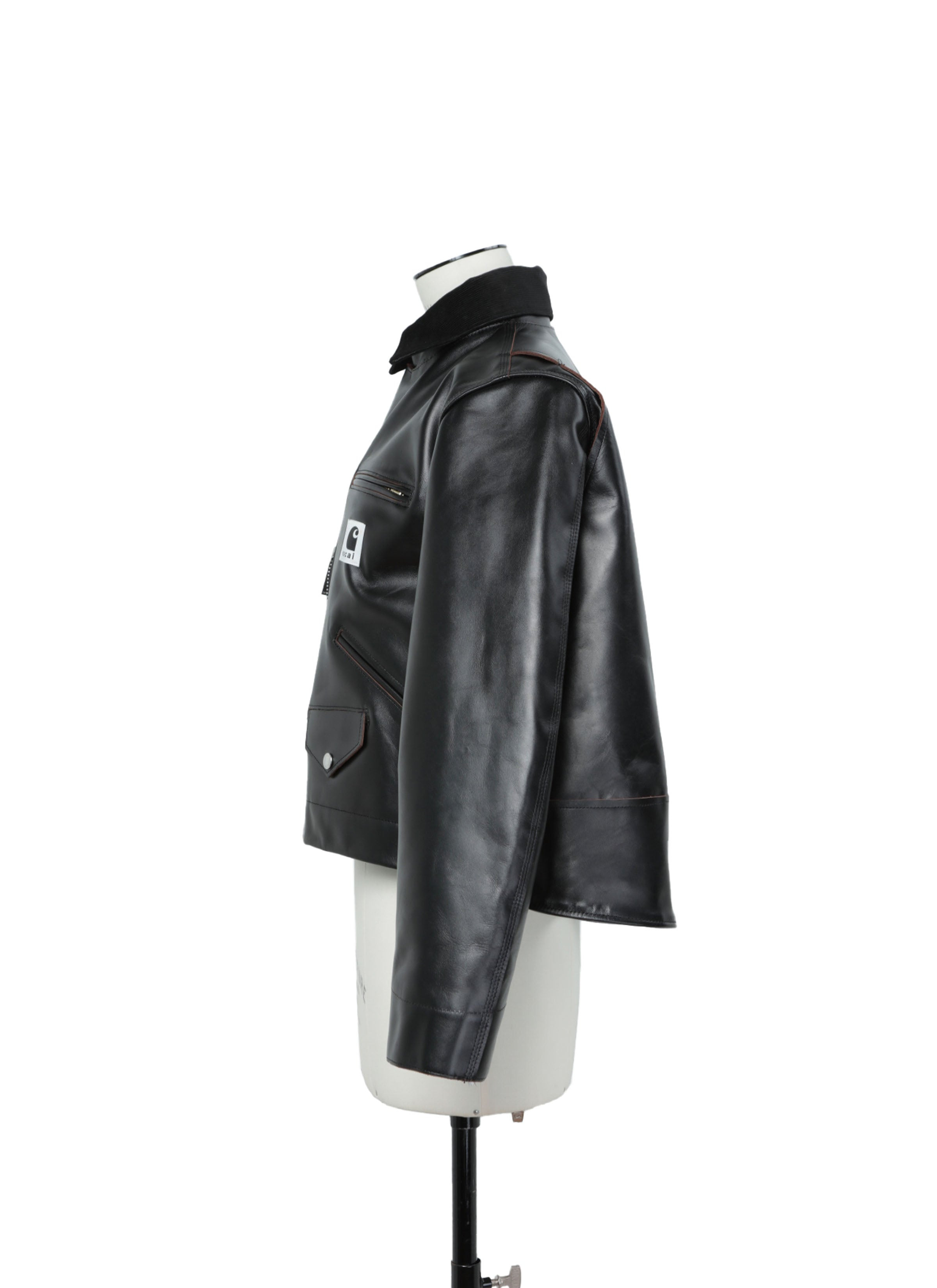 Carhartt WIP Leather Jacket - 3