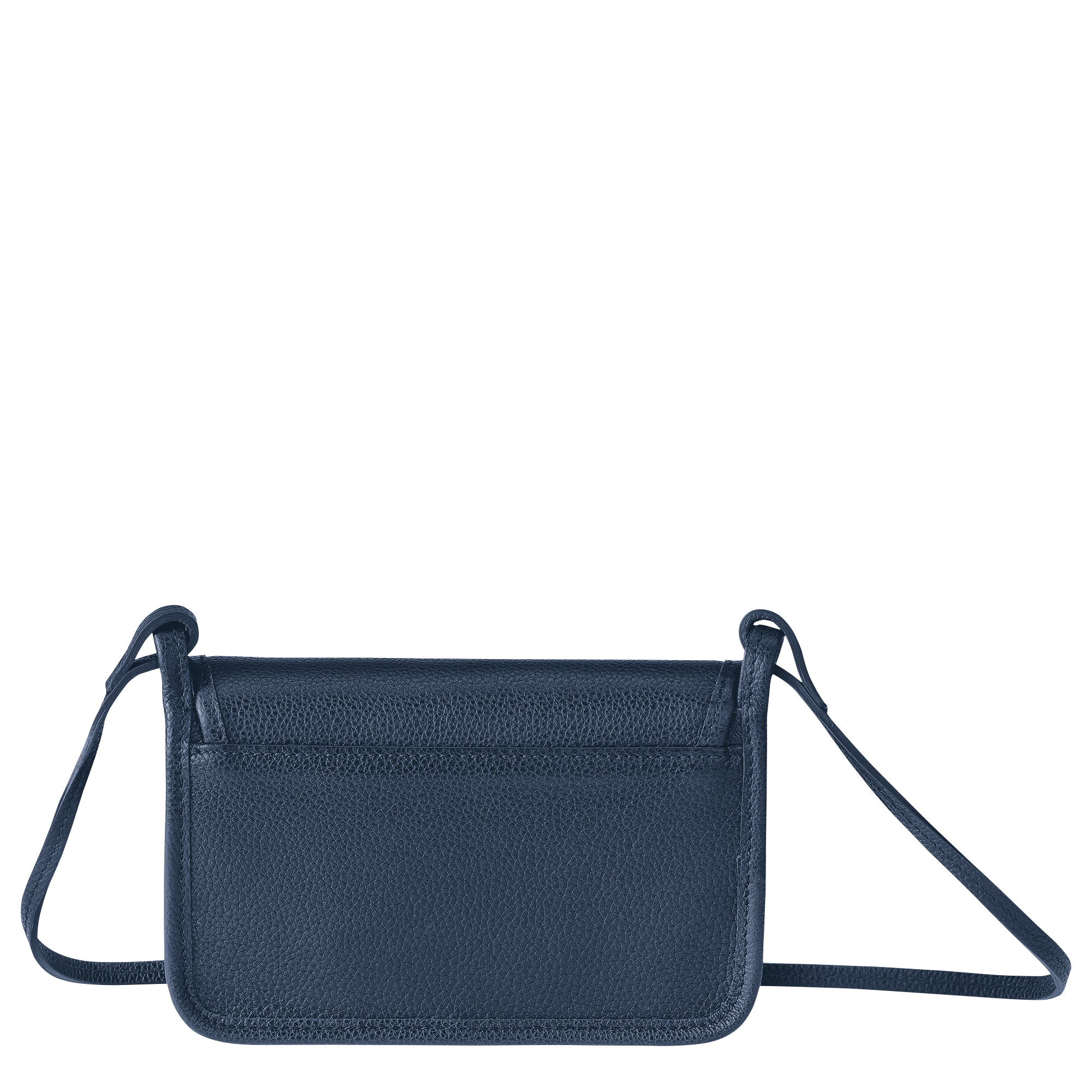 Le Foulonné Wallet on chain Navy - Leather - 3