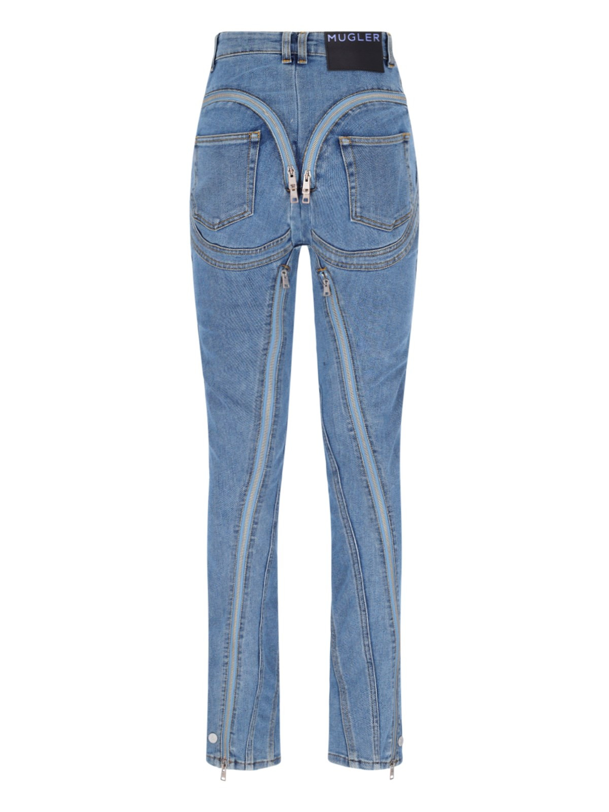 'ZIPPED SPIRAL' JEANS - 2