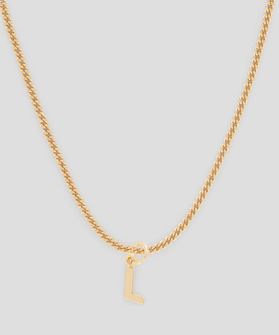MSGM Brass letter L charm outlook