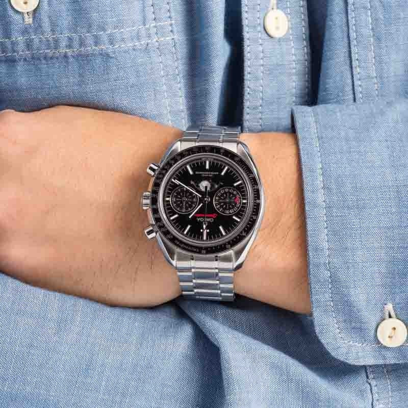 Omega Speedmaster Black Moonphase Dial - 5