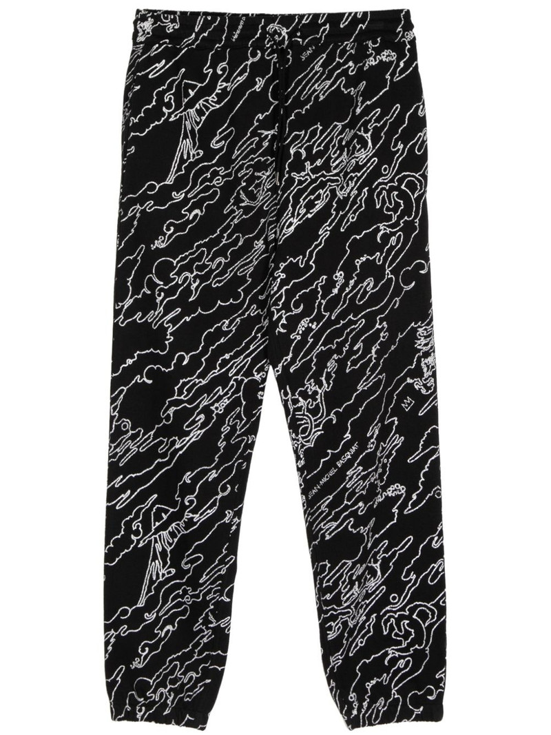 Maha Basquiat tapered-leg track pants 1