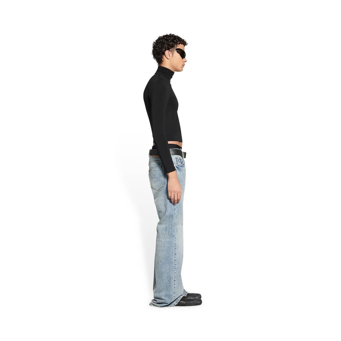 Balenciaga Black Flared Jeans for Men