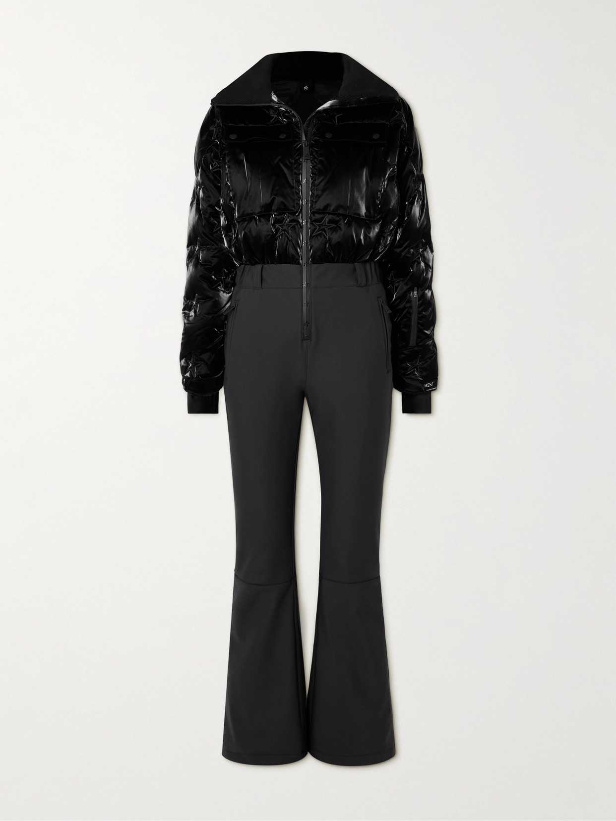 Helen Embroidered Quilted Down Ski Suit - 1