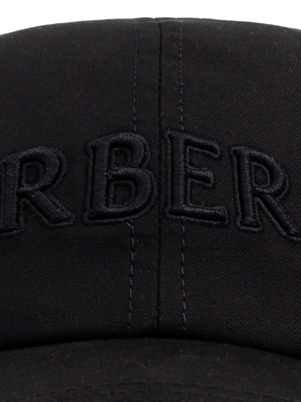 logo-embroidered cotton cap - 3
