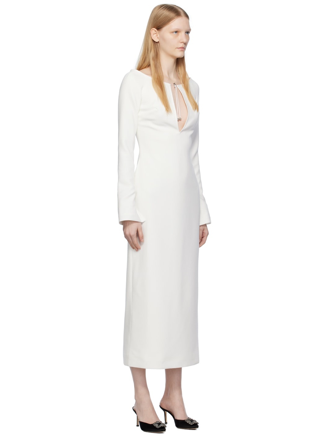 White Solare Midi Dress - 2
