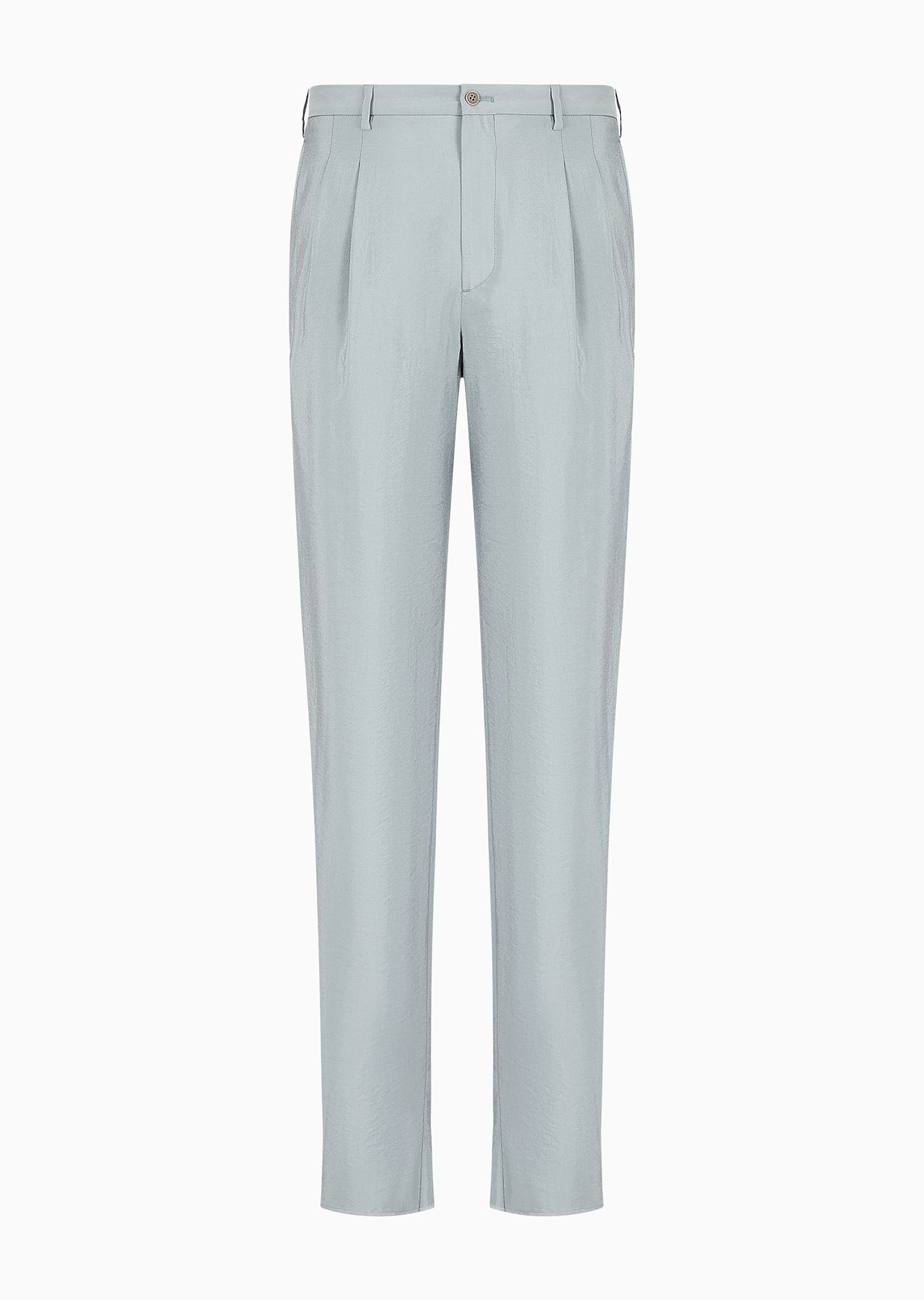 Two-dart trousers in silk-blend twill - 1