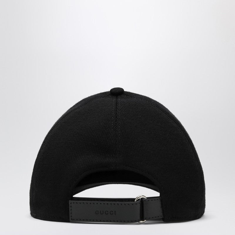Gucci Black Baseball Cap With Logo Men - 2