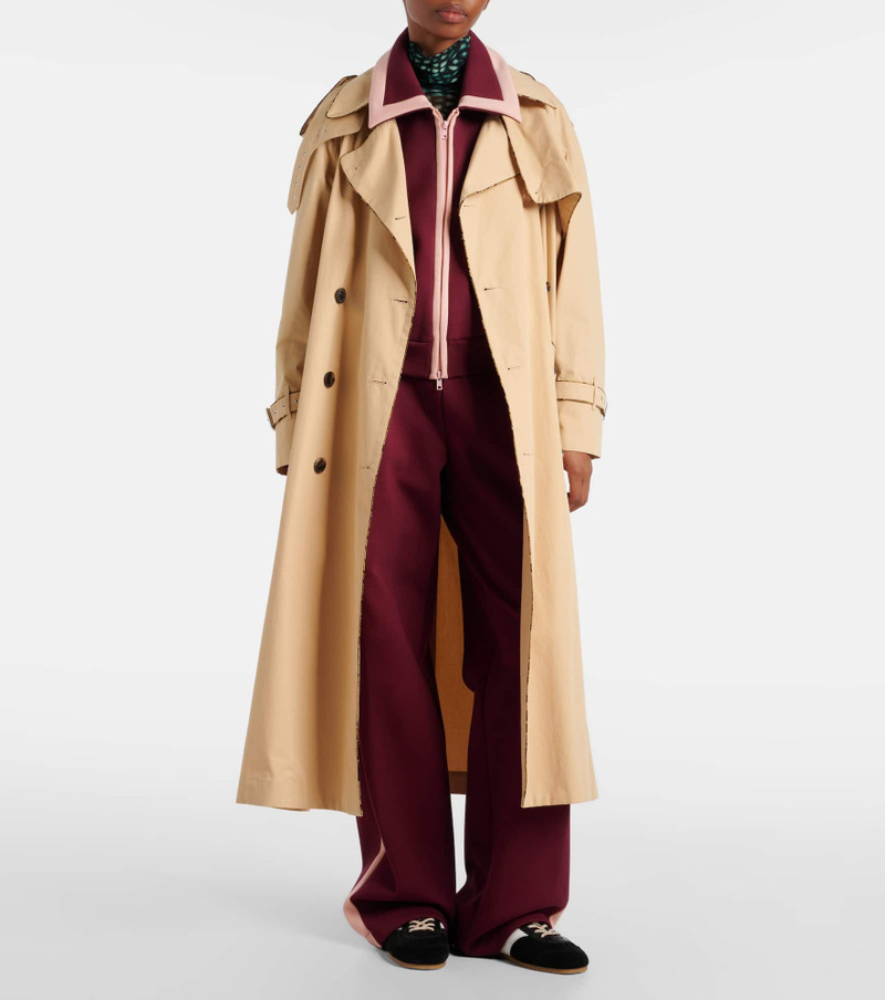 Dries Van Noten High-rise cotton-blend wide-leg pants outlook