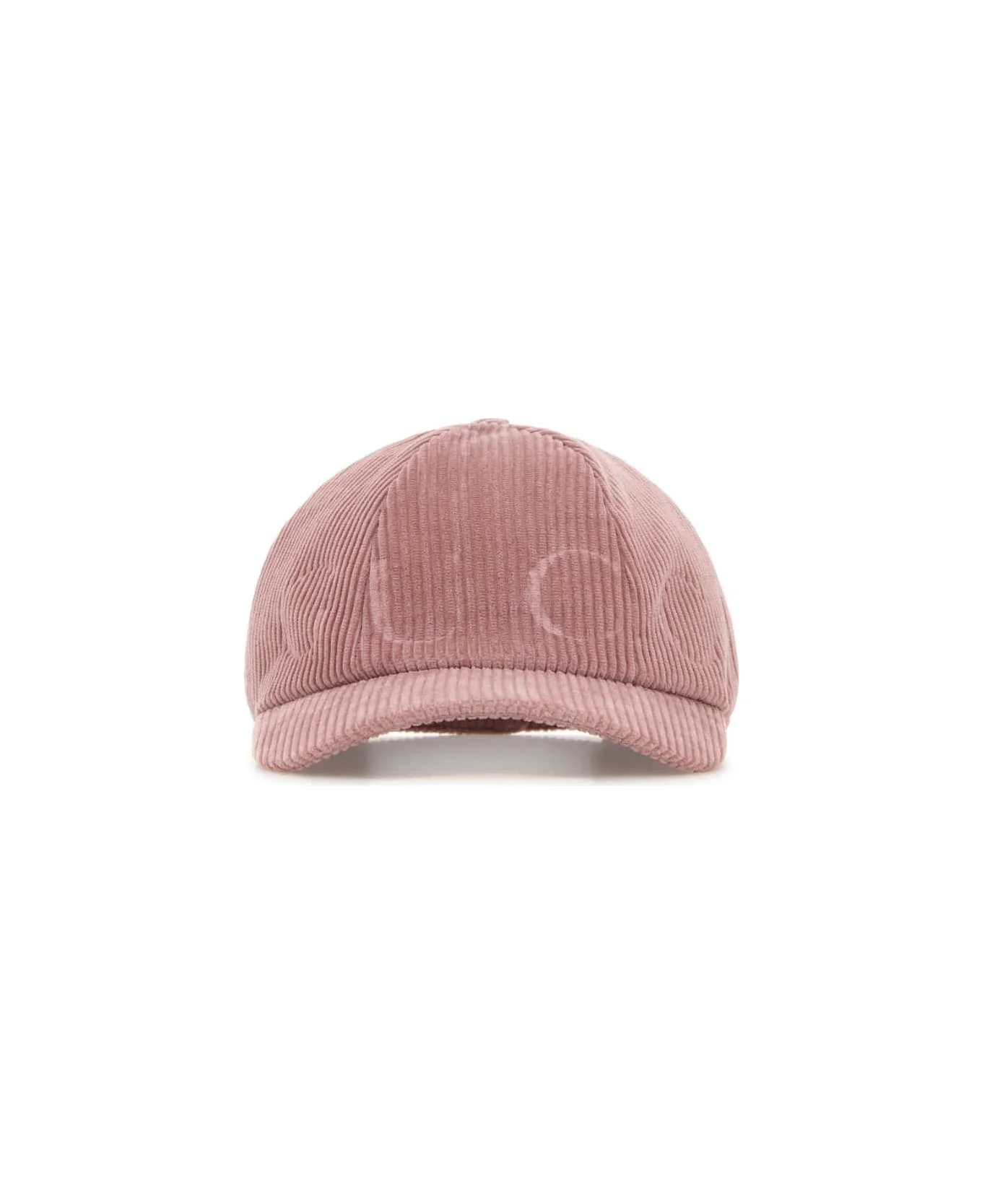 Pink Corduroy Baseball Cap - 1